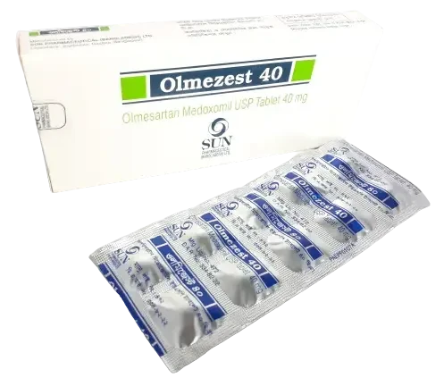 Pack Image: Olmezest 40 mg Tablet (3 x 10)