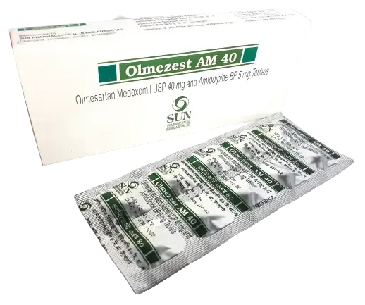 Pack Image: Olmezest AM 5 mg Tablet (3 x 10)