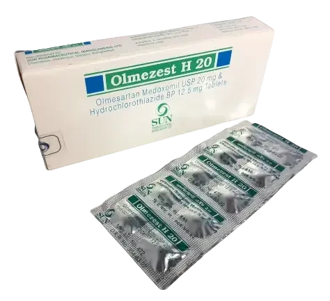 Pack Image: Olmezest H 20 mg Tablet (5 x 10)