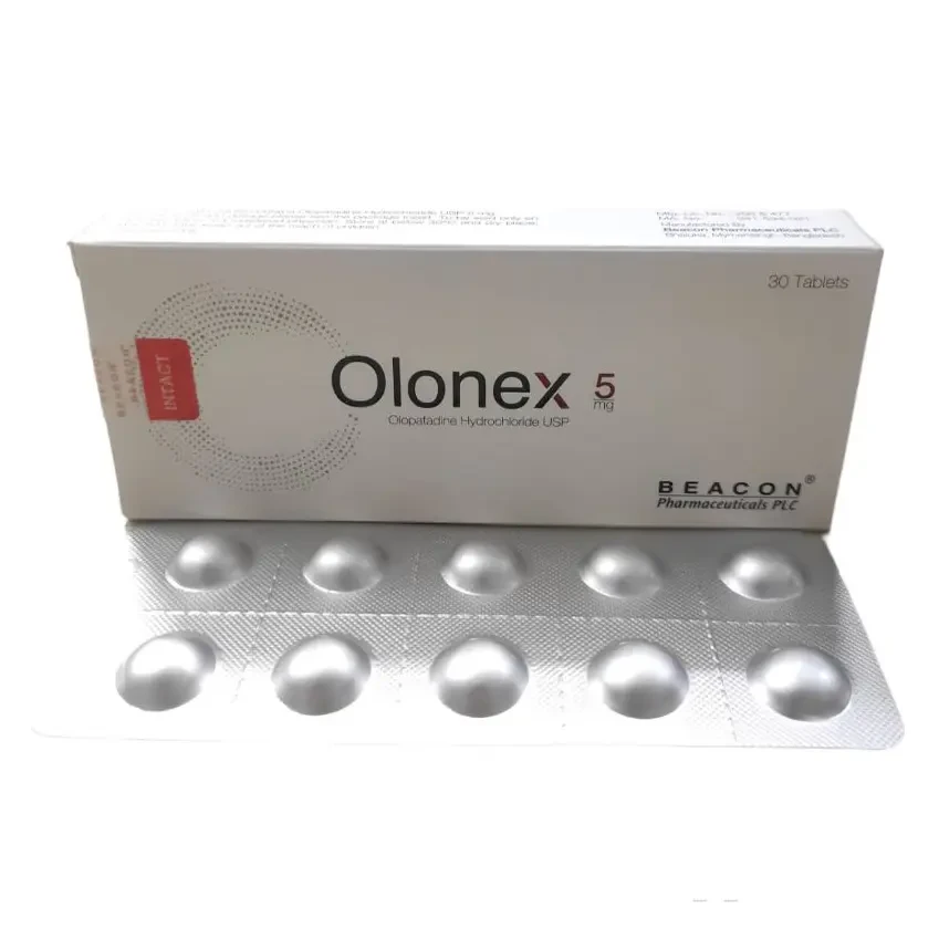 Pack Image: Olonex 5 mg Tablet (3 x 10)