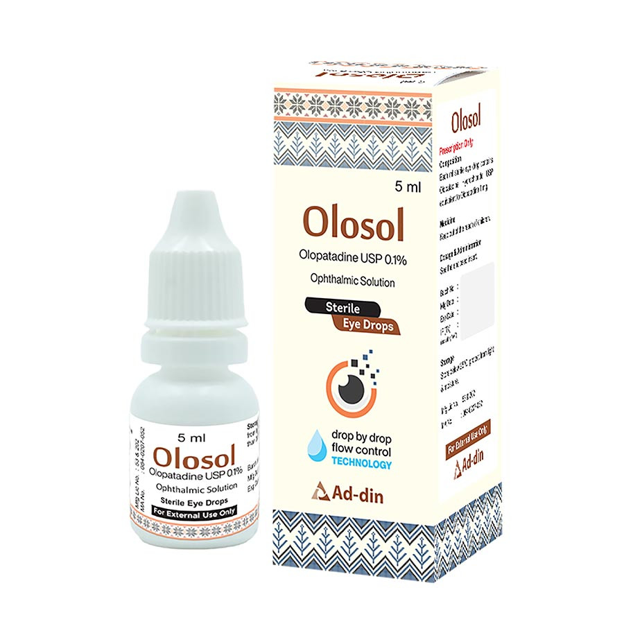 Pack Image: Olosol 0.1% Eye Drop (5 ml drop)