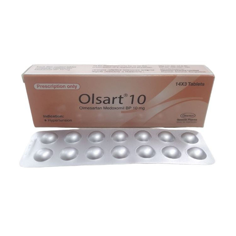 Pack Image: Olsart 10 mg Tablet (3 x 14)
