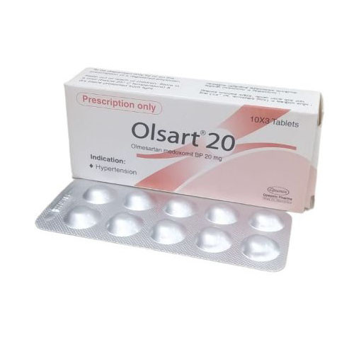 Pack Image: Olsart 20 mg Tablet (3 x 14)