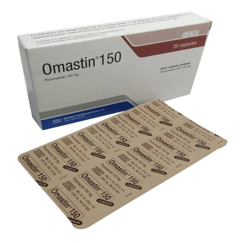 Pack Image: Omastin 150 mg Capsule (2 x 10)