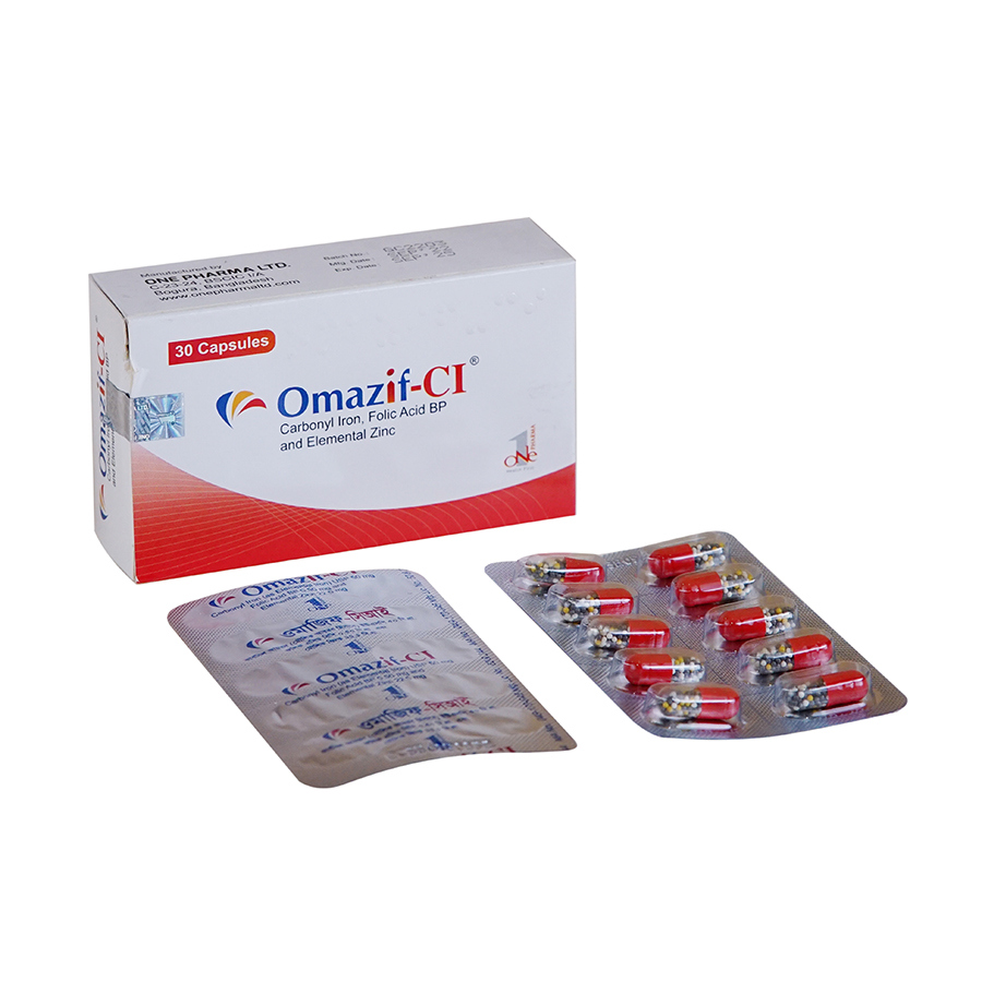Pack Image: Omazif-CI 50 mg Capsule (6 x 10)