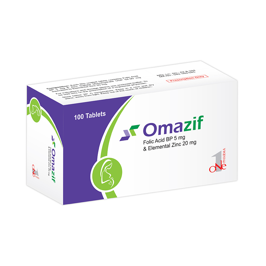 Pack Image: Omazif 5 mg Tablet (10 x 10)