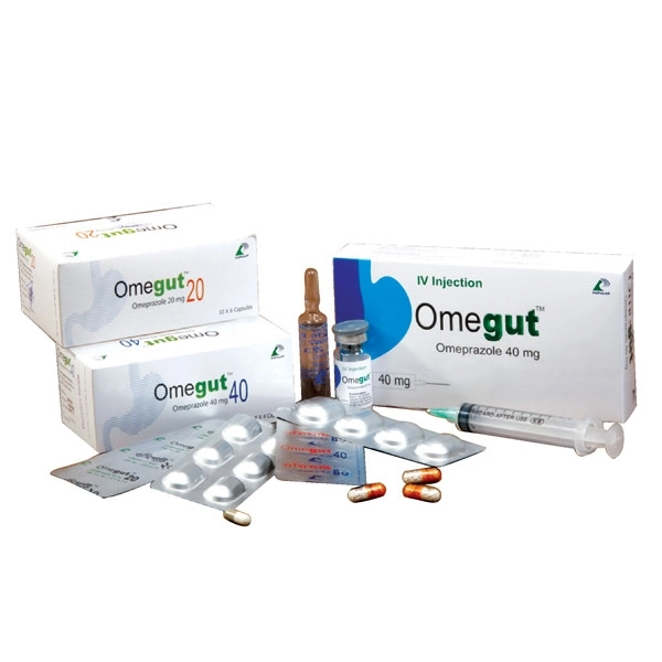 Pack Image: Omegut 20 mg Capsule (10 x 10)
