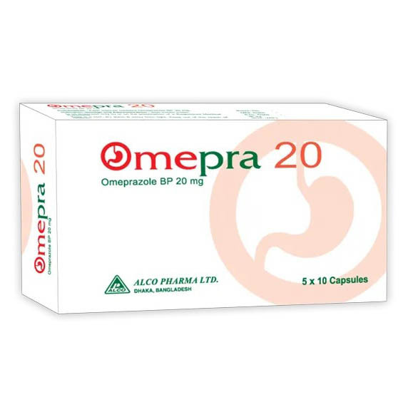 Pack Image: Omepra 20 mg Capsule (10 x 10)