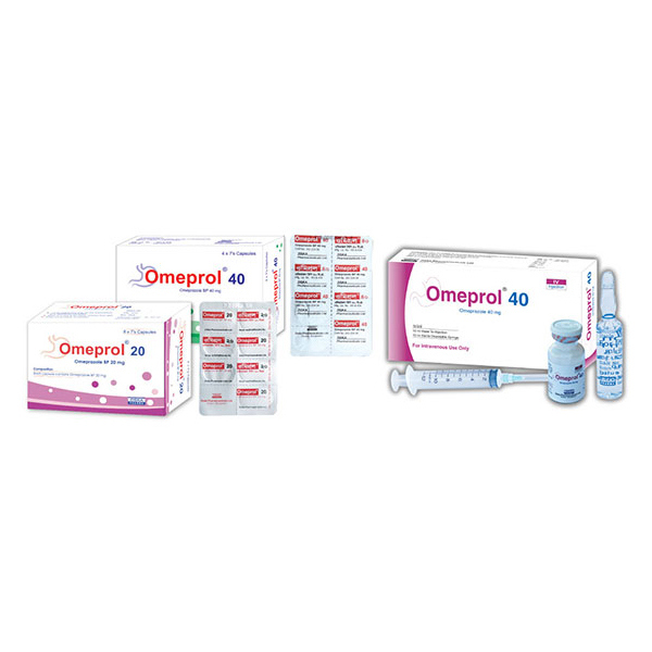 Pack Image: Omeprol 20 mg Capsule (6 x 10)