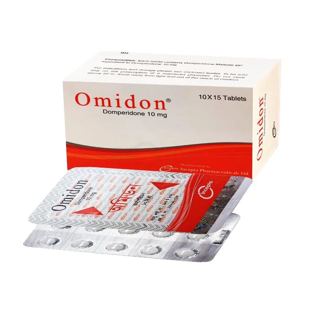 Pack Image: Omidon 10 mg Tablet (10 x 15)