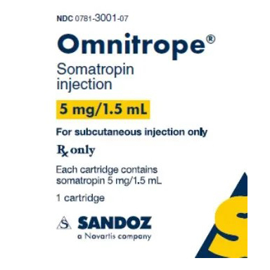Pack Image: Omnitrope 5 mg Injection (1.5 ml cartridge)