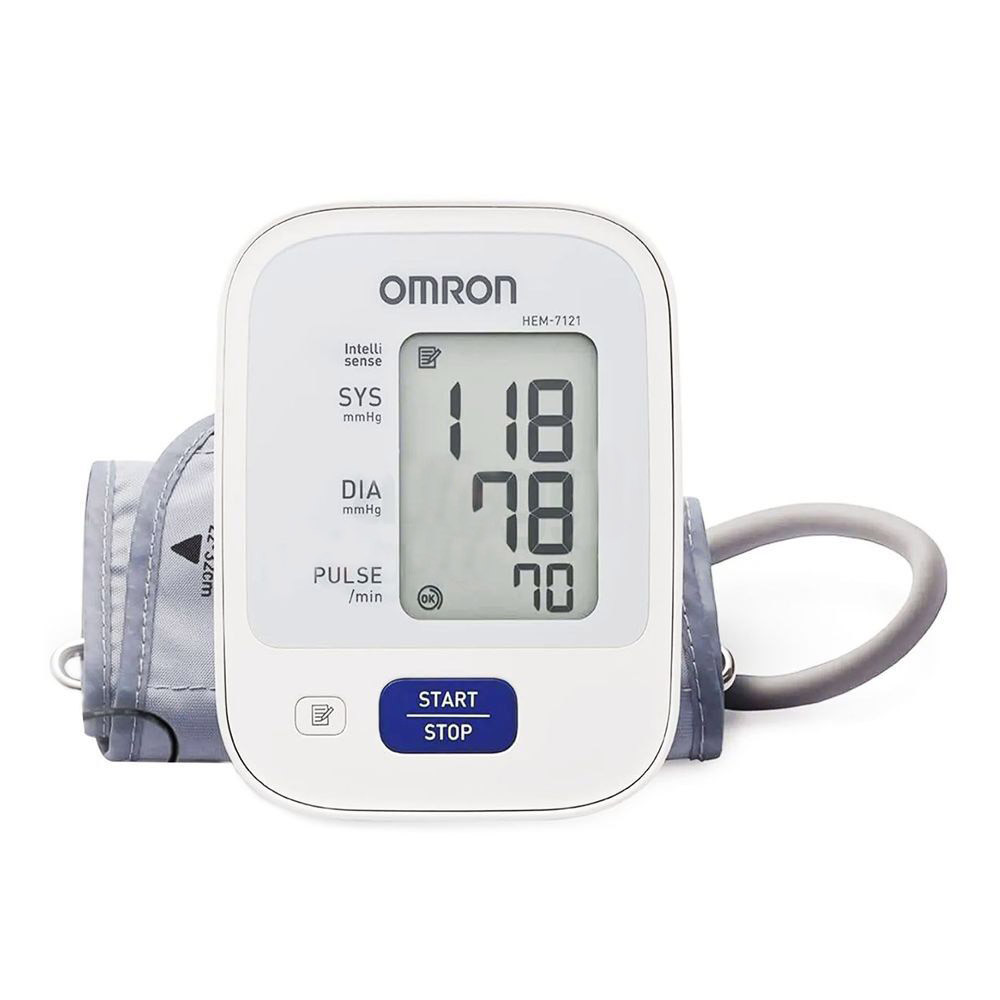 Pack Image: Omron (HEM-7121) Digital blood BP Monitor Device (Each device)