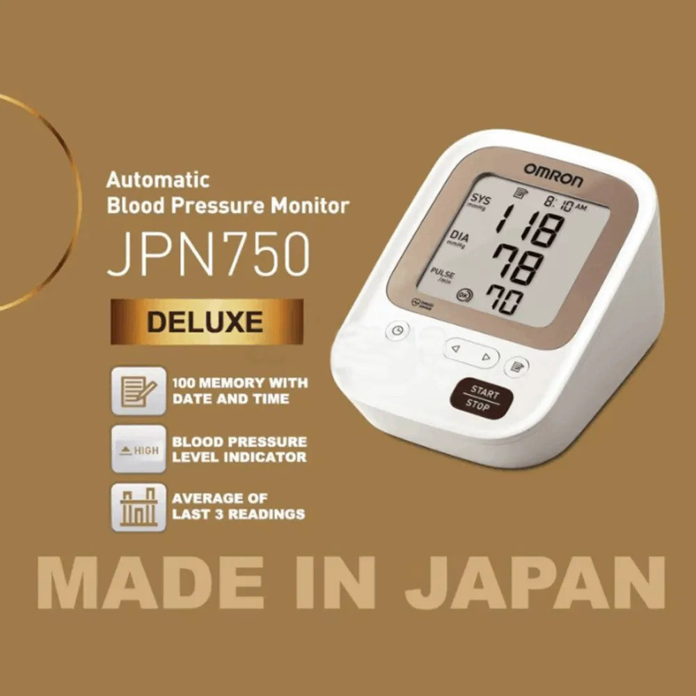 Pack Image: Omron (JPN 750) Digital blood BP Monitor Device (Each device)