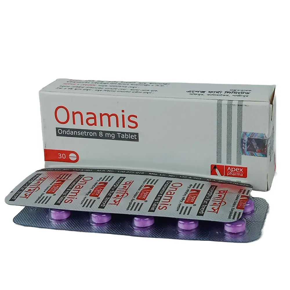 Pack Image: Onamis 8 mg Tablet (3 x 10)