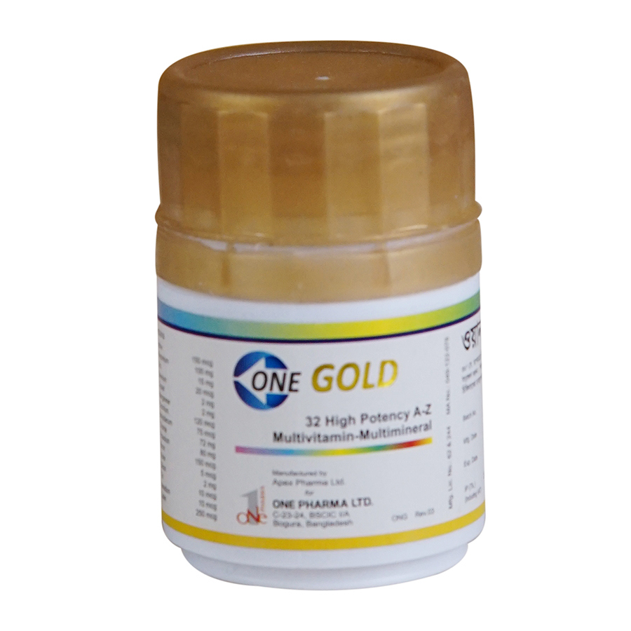 Pack Image: One Gold Tablet (1 x 30)