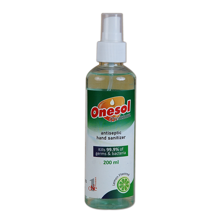 Pack Image: Onesol Premium 75% 0.125% Hand Rub (100 ml bottle)