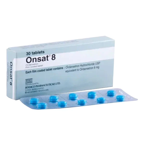 Pack Image: Onsat 8 mg Tablet (3 x 10)