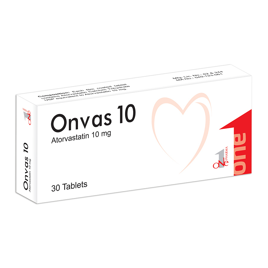 Pack Image: Onvas 10 mg Tablet (3 x 10)