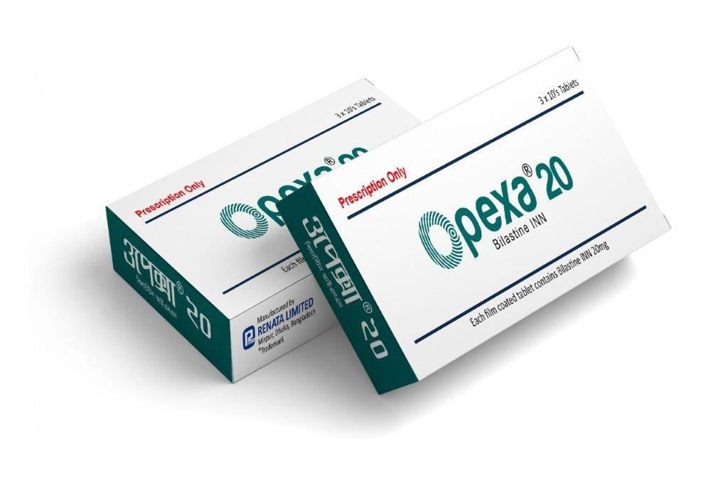Pack Image: Opexa 20 mg Tablet (3 x 10)