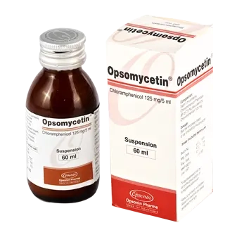 Pack Image: Opsomycetin 125 mg Suspension (60 ml bottle)