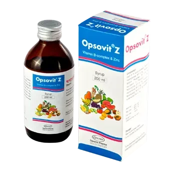 Pack Image: Opsovit Z Syrup (200 ml bottle)