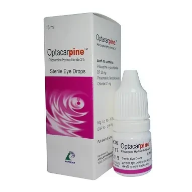 Pack Image: Optacarpine 2% Eye Drop (5 ml drop)