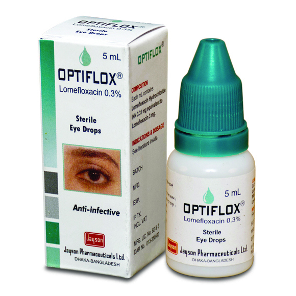 Pack Image: Optiflox 0.3% Eye Drop (5 ml drop)