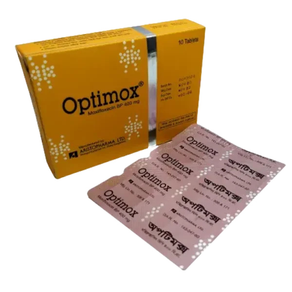 Pack Image: Optimox 400 mg Tablet (2 x 5)