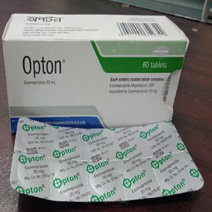 Pack Image: Opton 20 mg Tablet (10 x 10)