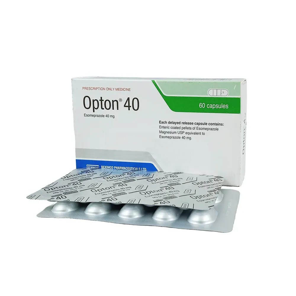 Pack Image: Opton 40 mg Capsule (6 x 10)