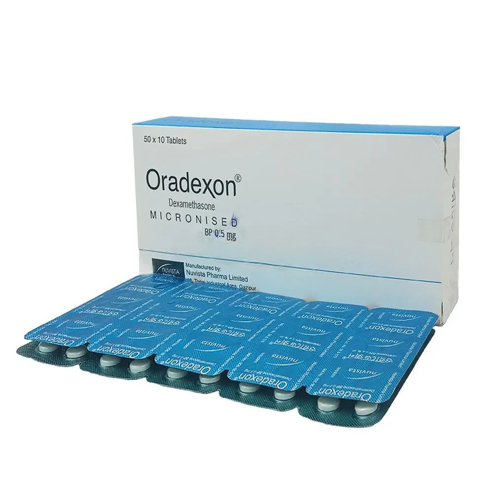 Pack Image: Oradexon 0.5 mg Tablet (50 x 10)