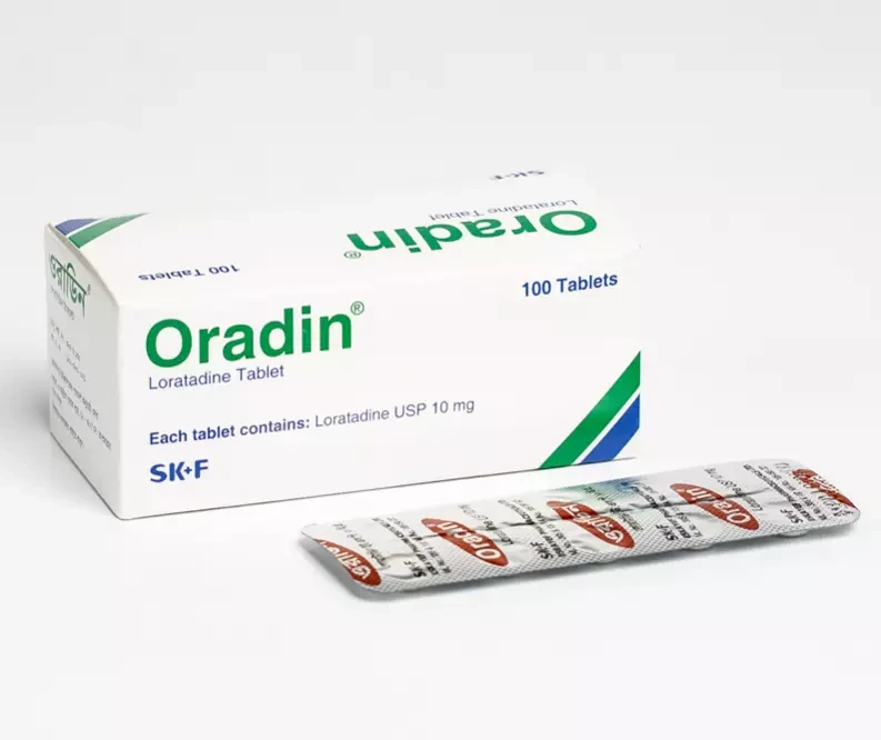Pack Image: Oradin 10 mg Tablet (10 x 10)