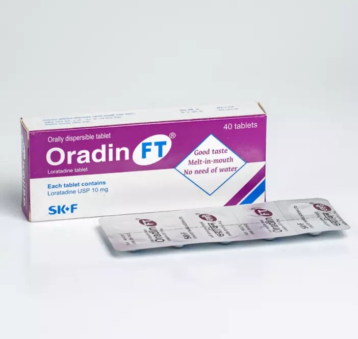 Pack Image: Oradin FT 10 mg Tablet (4 x 10)