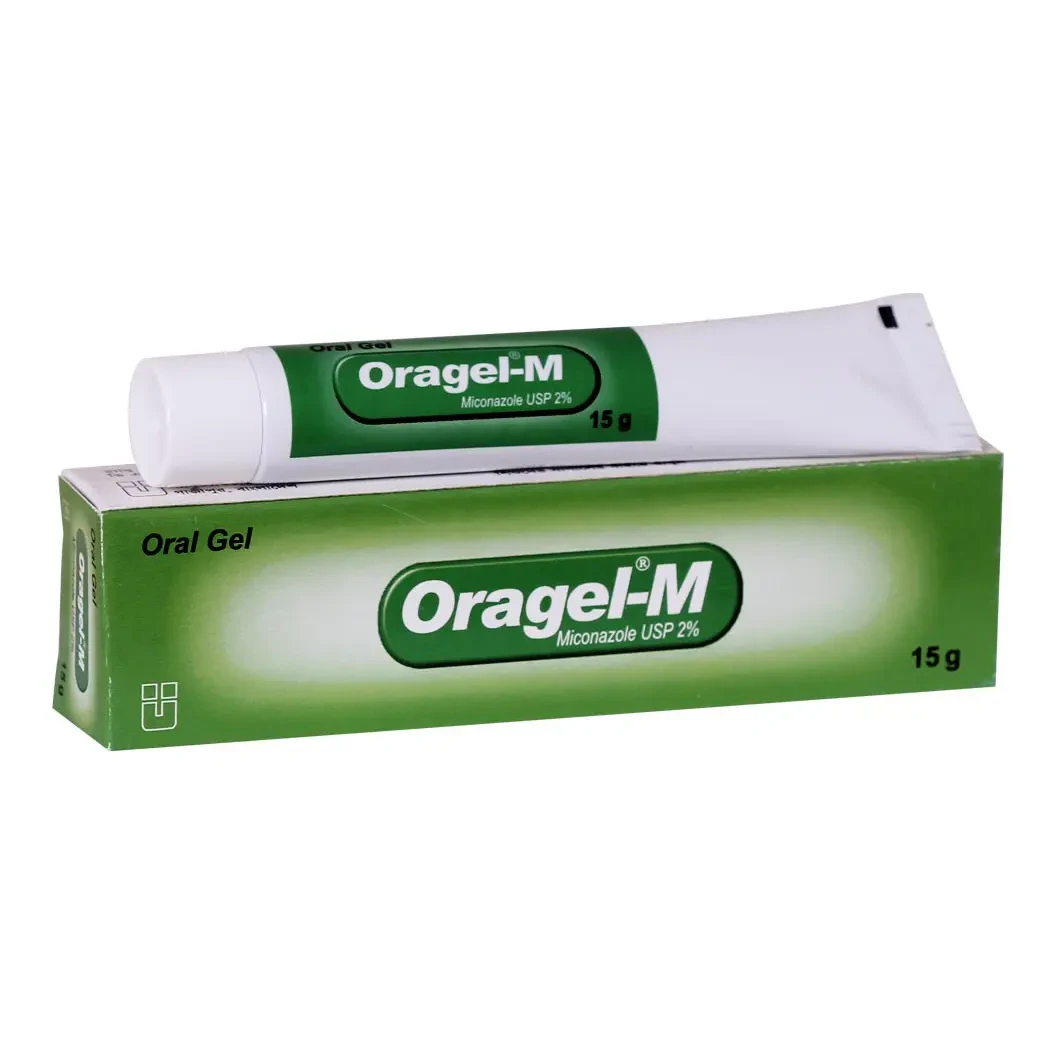 Pack Image: Oragel-M 2% w Oral Gel (15 gm tube)