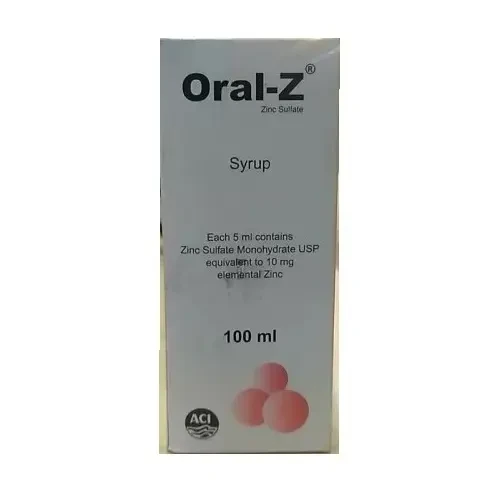 Pack Image: Oral-Z 10 mg Syrup (100 ml bottle)