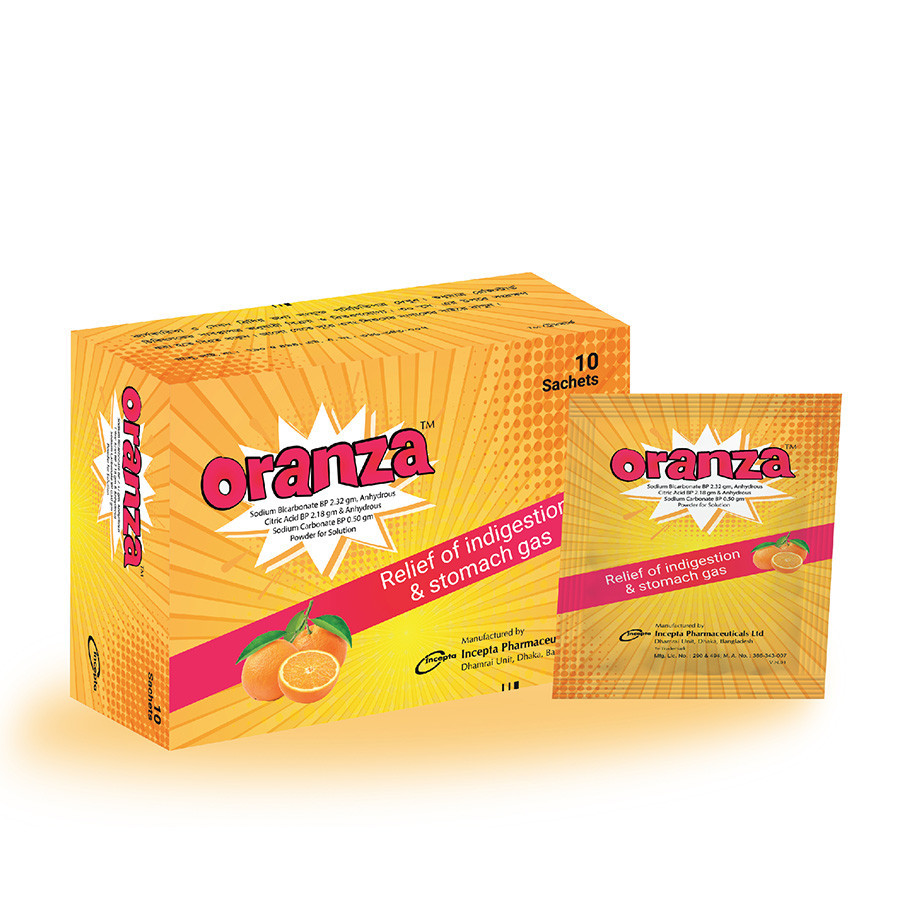 Pack Image: Oranza (2.32 gm Powder for Solution (5 gm sachet)