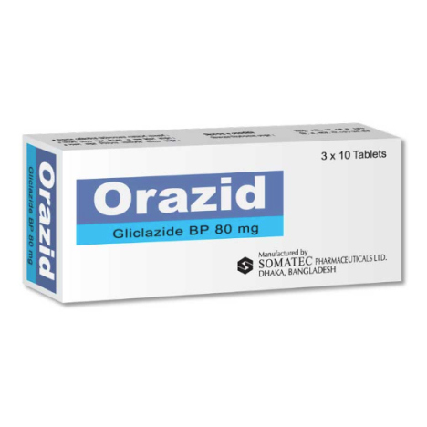 Pack Image: Orazid 80 mg Tablet (3 x 10)