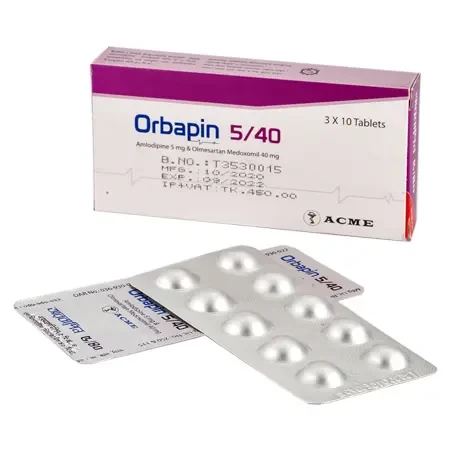 Pack Image: Orbapin 5 mg Tablet (3 x 10)