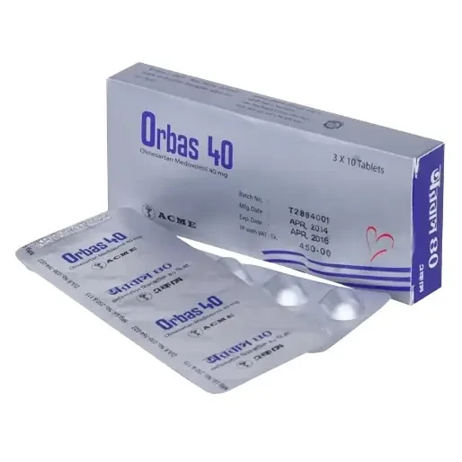 Pack Image: Orbas 40 mg Tablet (3 x 10)