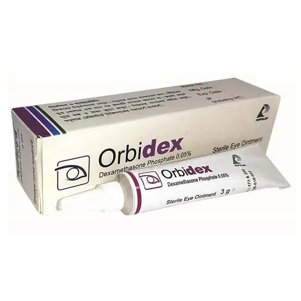 Pack Image: Orbidex 0.05% Eye Ointment (3 gm tube)