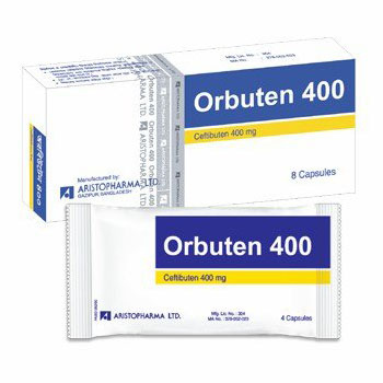 Pack Image: Orbuten 400 mg Capsule (1 x 10)