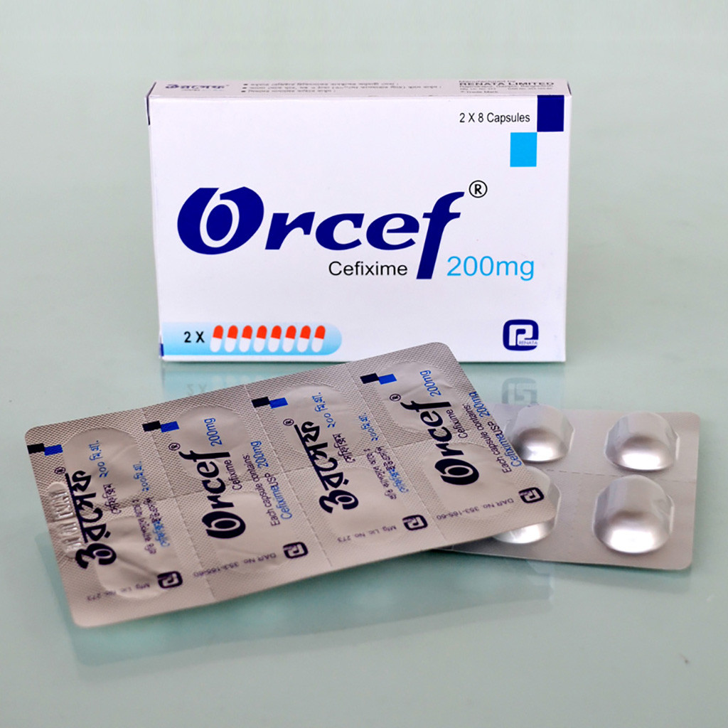 Pack Image: Orcef 400 mg Capsule (2 x 6)