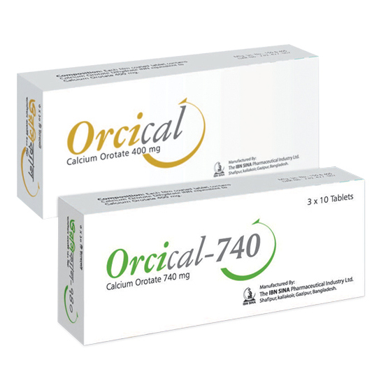 Pack Image: Orcical 400 mg Tablet (3 x 10)