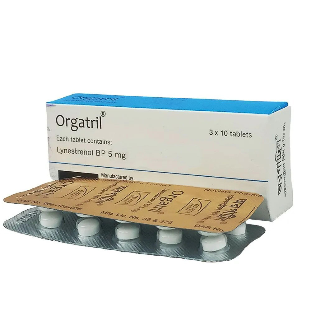 Pack Image: Orgatril 5 mg Tablet (3 x 10)