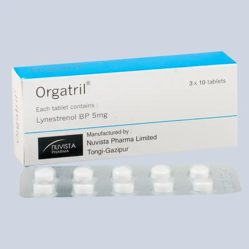 Pack Image: Orgatril 5 mg Tablet (3 x 10)