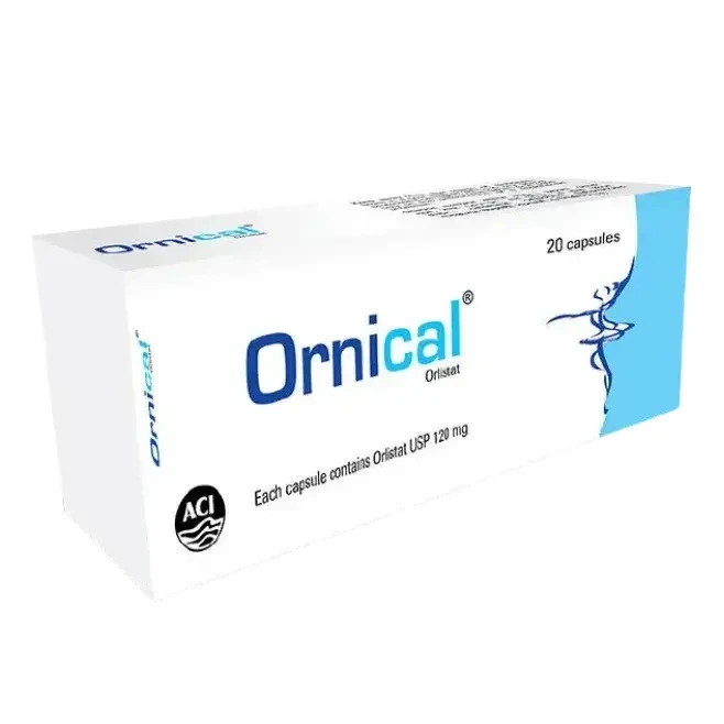 Pack Image: Ornical 120 mg Capsule (2 x 10)