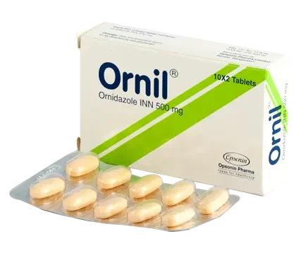 Pack Image: Ornil 500 mg Tablet (2 x 10)