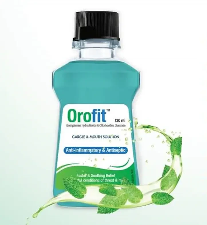 Pack Image: Orofit 0.15% Mouthwash (120 ml bottle)