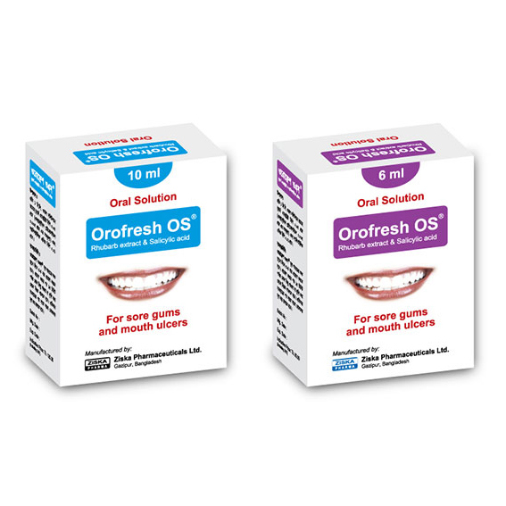 Pack Image: Orofresh OS 5% 1% Oral Solution (6 ml pack)