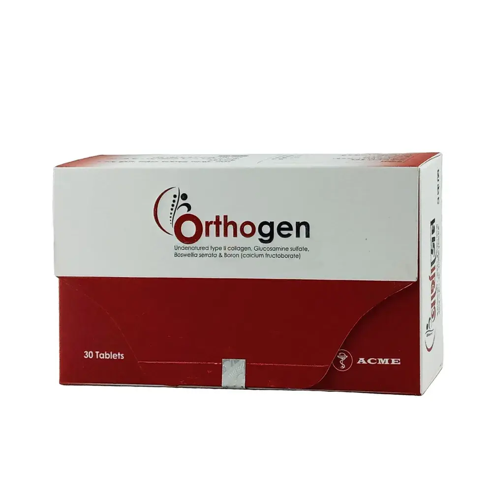 Pack Image: Orthogen 20 mg Tablet (3 x 10)